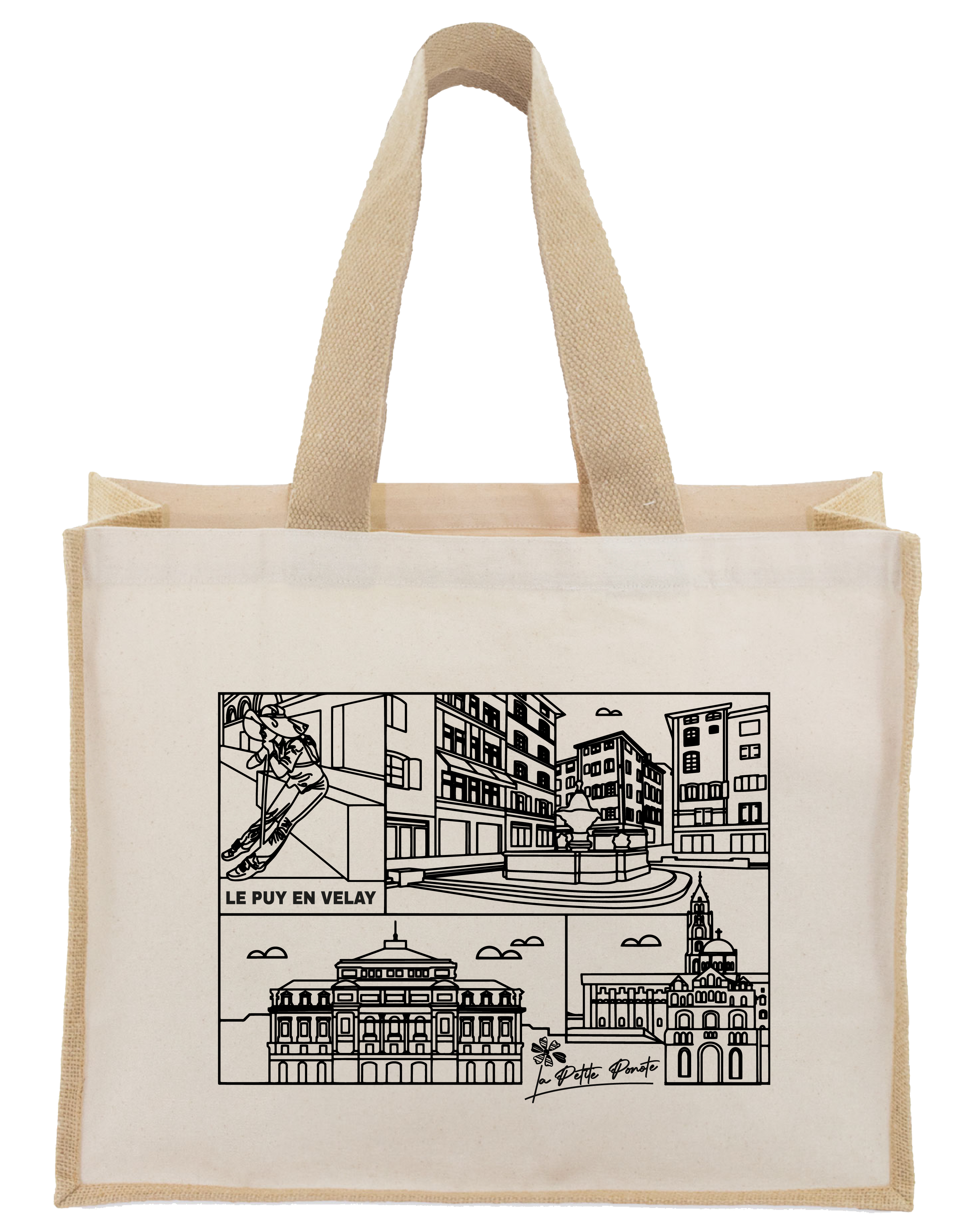 Tote Bag "La Pèlerine" - La Petite Ponote