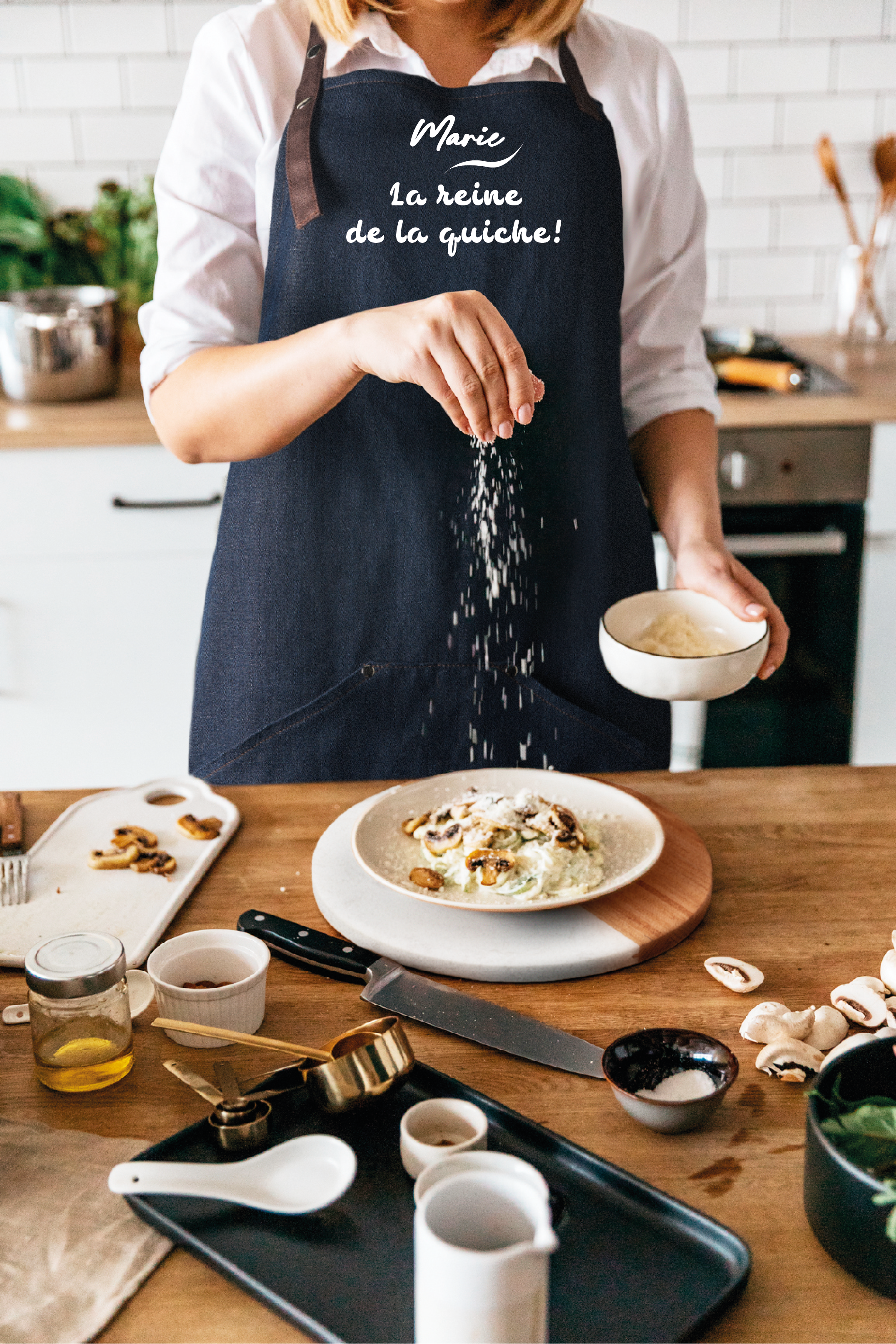 Tablier de cuisine nominatif - La Petite Ponote